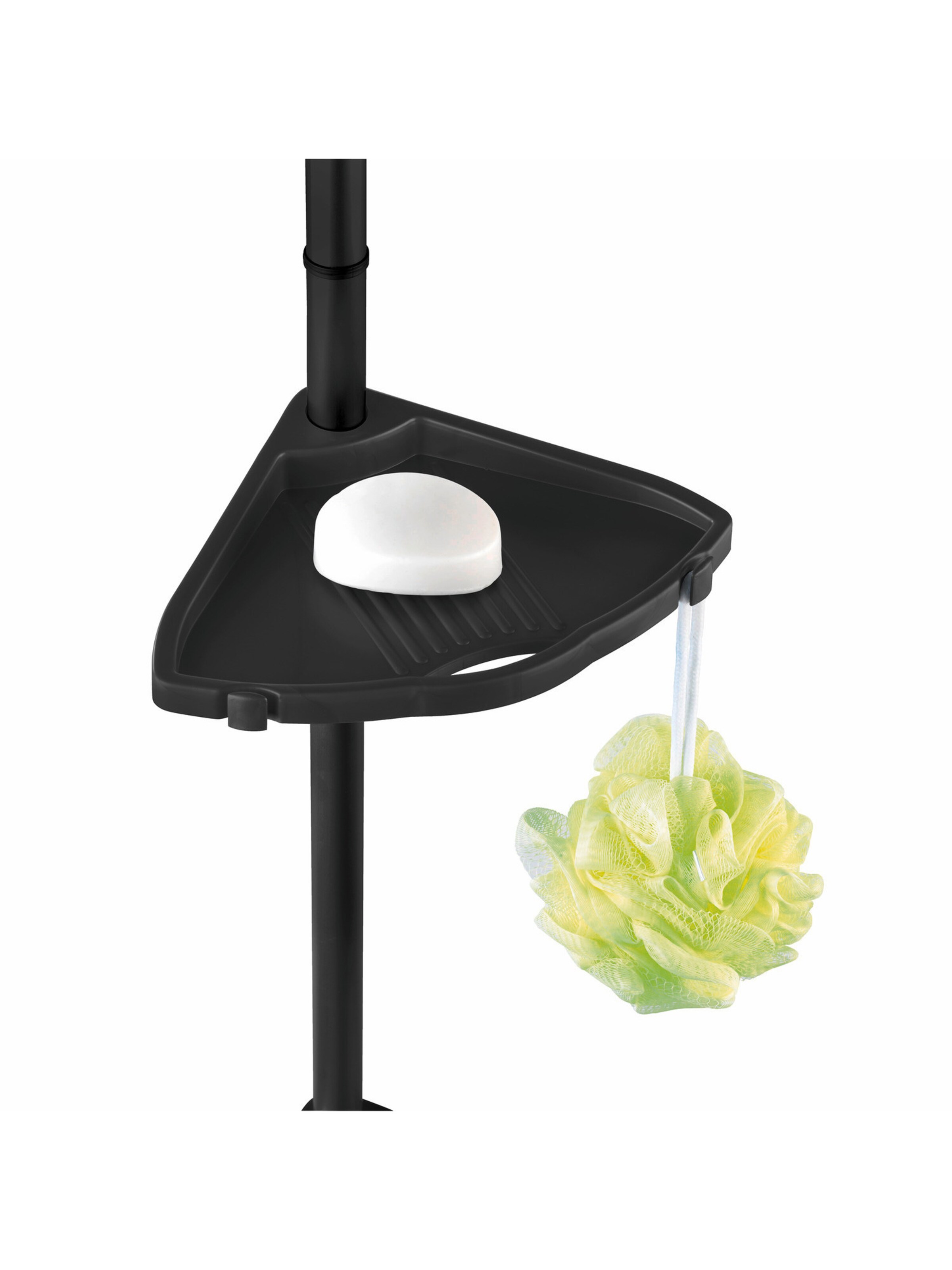 Wenko Duschregal 'Compact' in Schwarz