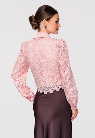 Ombre Blouse in Roze