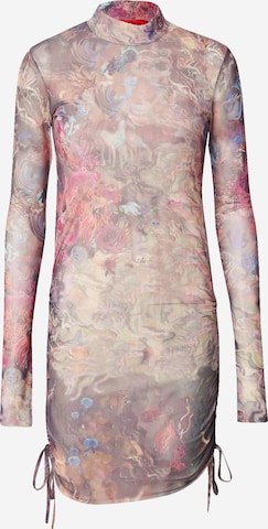 MAX&Co.Koktel haljina 'RAFIA' - smeđa boja: prednji dio