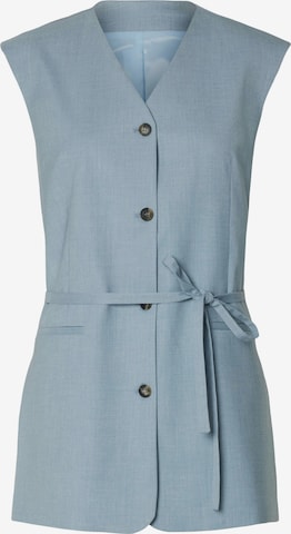 SELECTED Pukuliivi 'SLFBOXY LISA' värissä sininen: etupuoli