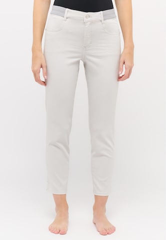 Angels Slimfit Jeans 'Cici' in Wit: voorkant