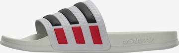 ADIDAS ORIGINALS Pistokkaat 'ADILETTE' värissä valkoinen: etupuoli