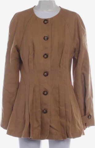 Veronica Beard Jacket & Coat in L in Brown: front
