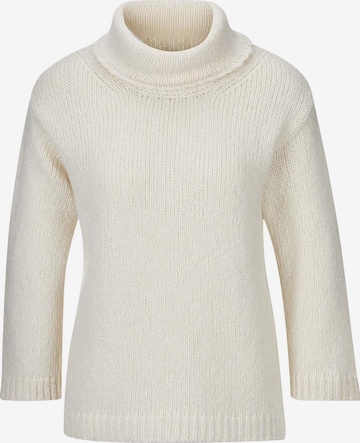 Pull-over MADELEINE en blanc : devant