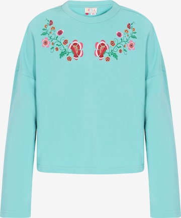 IZIA Sweatshirt 'Boho' in Grün: Vorderseite