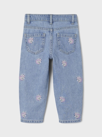 NAME IT Tapered Jeans 'BELLA' i blå