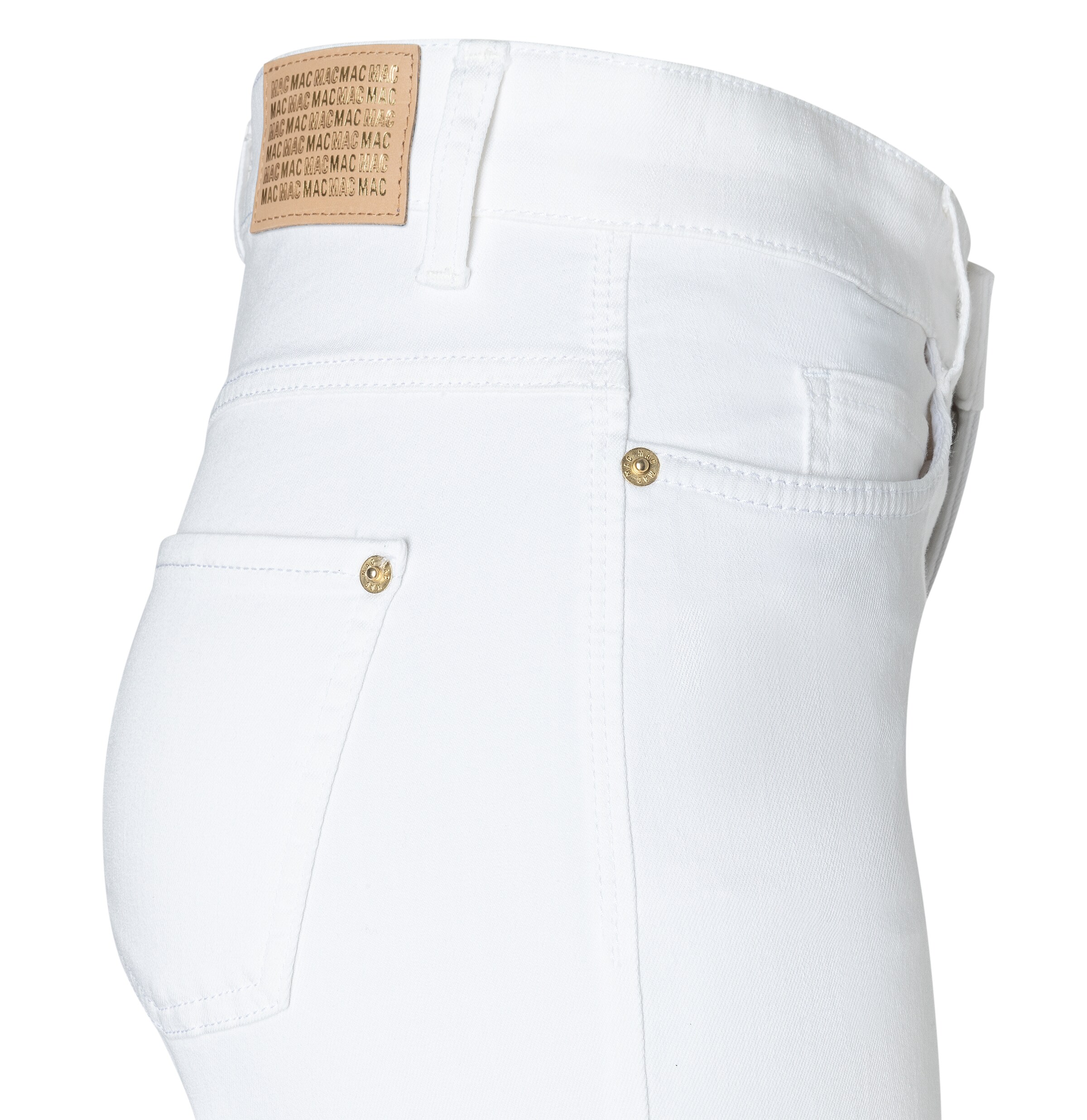 MAC Wide Leg Jeans in Weiß