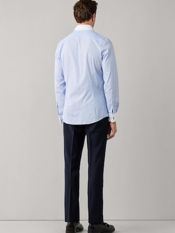 Coupe regular Chemise business Hackett London en bleu
