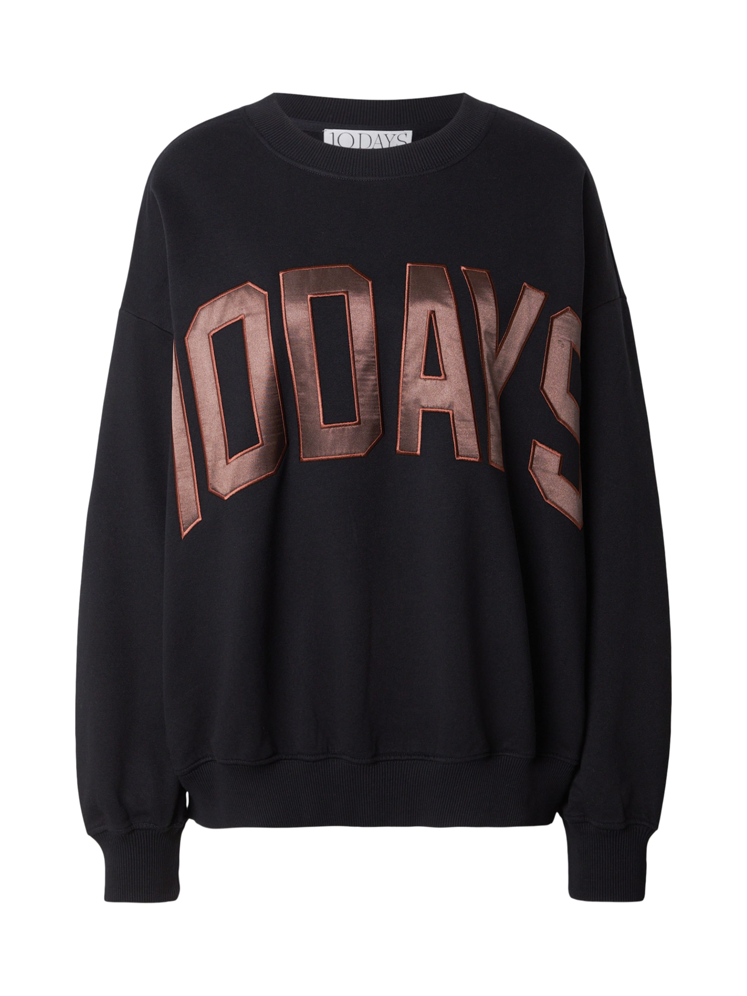 10Days - Sweatshirt em preto: frente