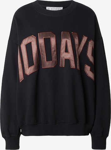 10Days - Sudadera en negro: frente