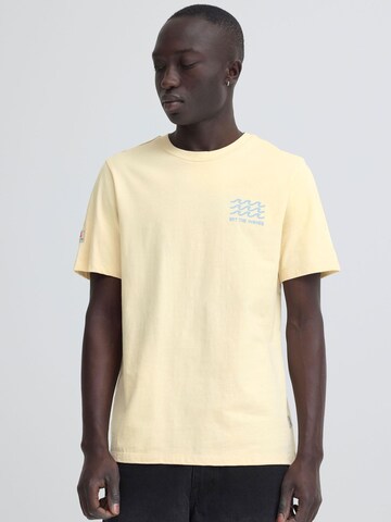 Tricou 'BHSun Island ' de la BLEND pe bej: față