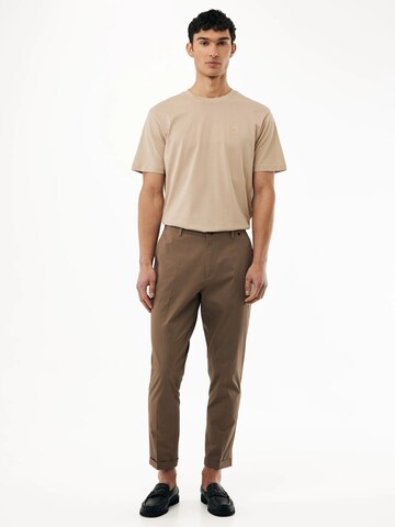 Effilé Pantalon à plis MEXX en marron