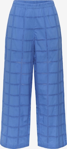 Wide Leg Pantalon 'SLCarmelita' SOAKED IN LUXURY en bleu : devant