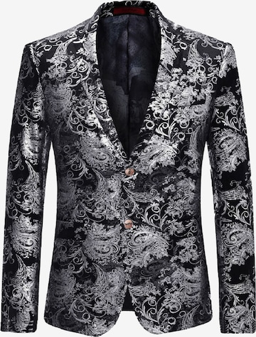 YOUTHUP Suit Jacket 'Goldglanz' in Silver: front