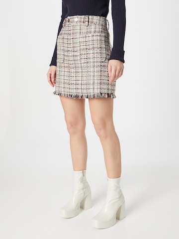 SCOTCH & SODA Skirt in Beige: front