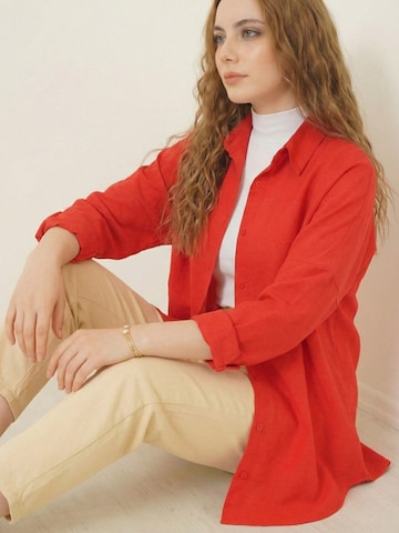 Bigdart - Blusa 'Hemden' em vermelho