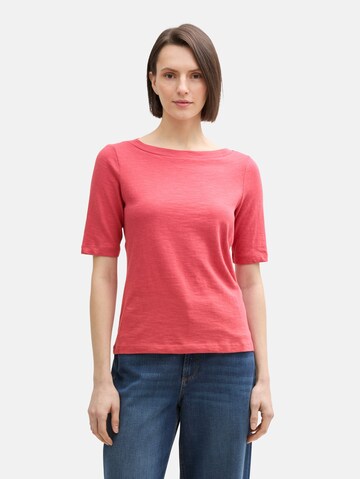 TOM TAILOR T-Shirt in Rot: Vorderseite