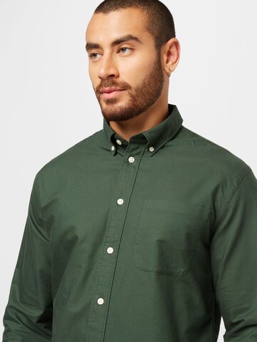 SELECTED HOMME Regularny krój Koszula 'RICK' w kolorze zielony
