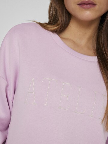 VILA Sweatshirt in Purple