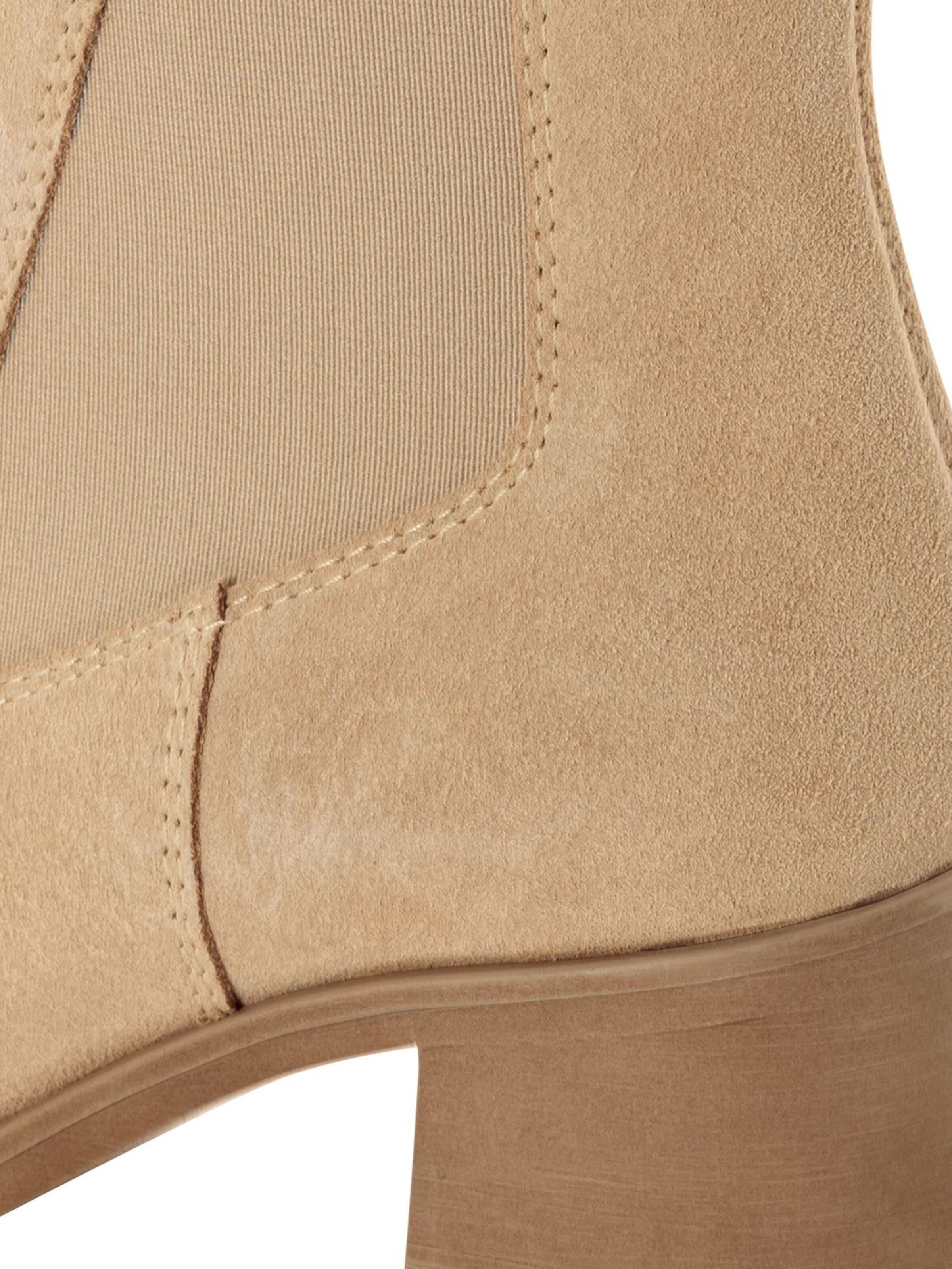 Tamaris Chelsea boots in Beige