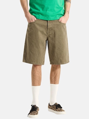 Baggy Jean 'CHECK-5' VANS en vert : devant