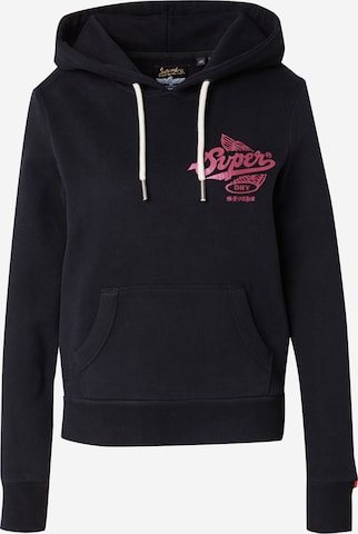 Superdry Sweatshirt i svart: framsida