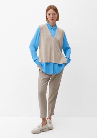 s.Oliver BLACK LABEL Blouse in Blue