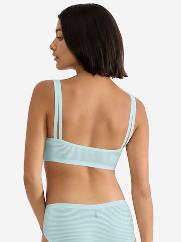 SLOGGI Bralette Bra ' Blue ZERO Feel Air ' in Blue