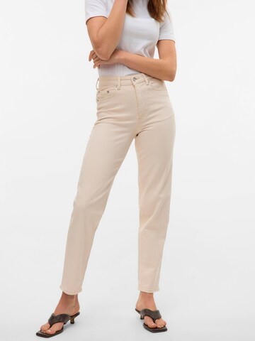 VERO MODA Loosefit Jeans 'TESSA' i beige