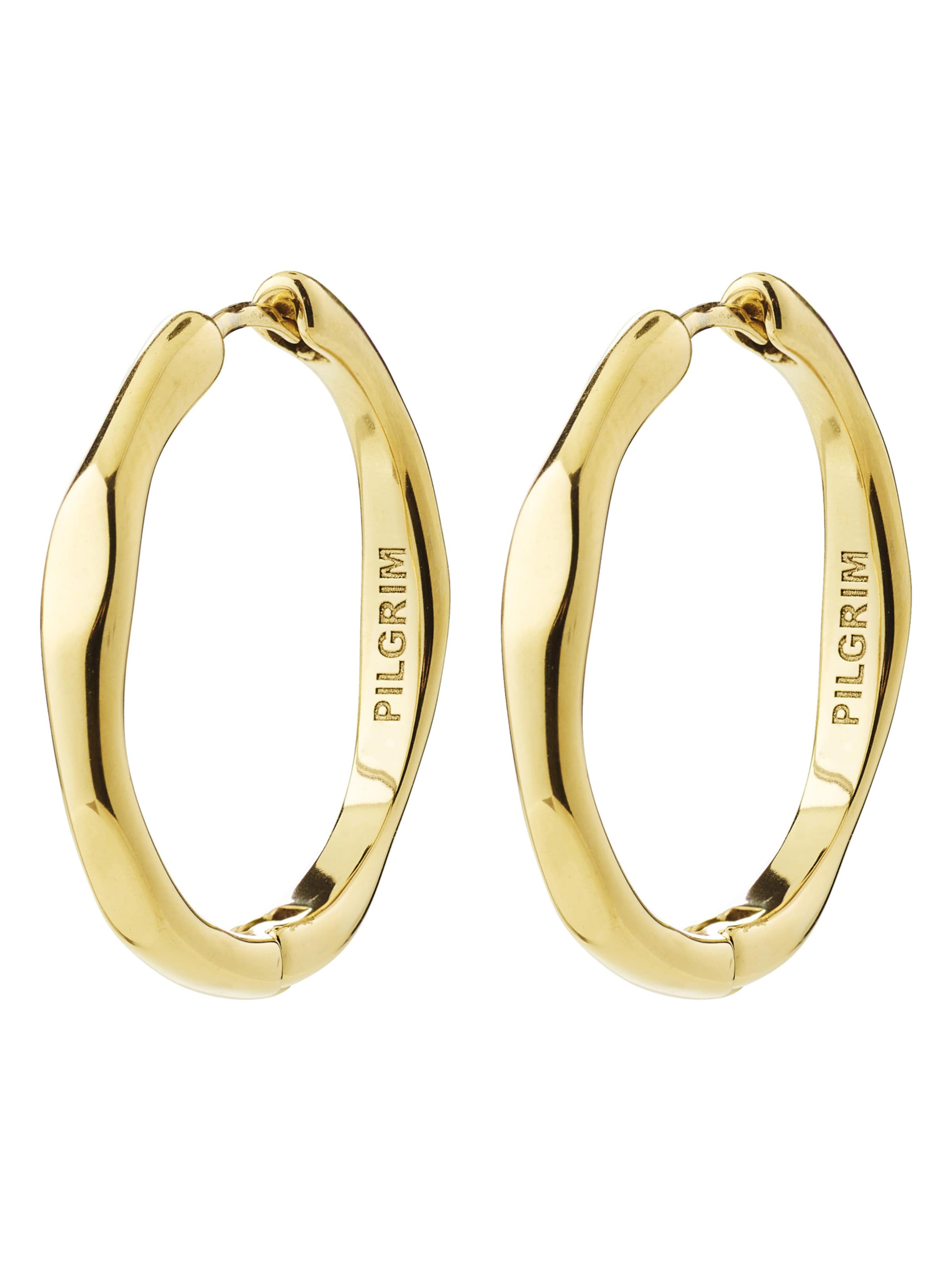 Pilgrim - Pendientes 'Inner' en oro: frente