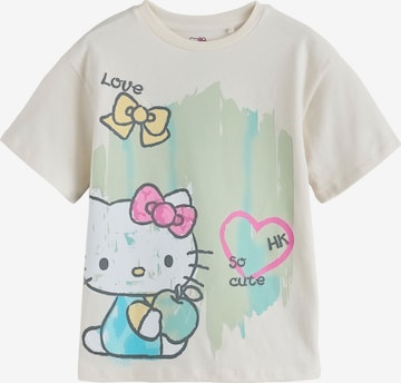 Next T-Shirt 'Hello Kitty' in Beige: Vorderseite