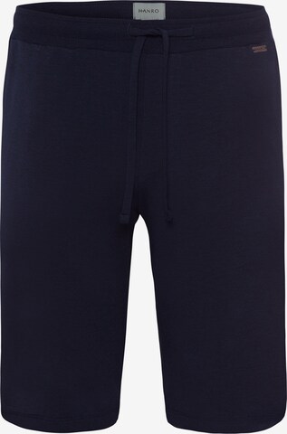 Hanro Pyjamabroek ' Casuals ' in Blauw: voorkant