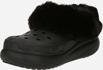 Crocs Clogs 'Furever Crush' in Black: front