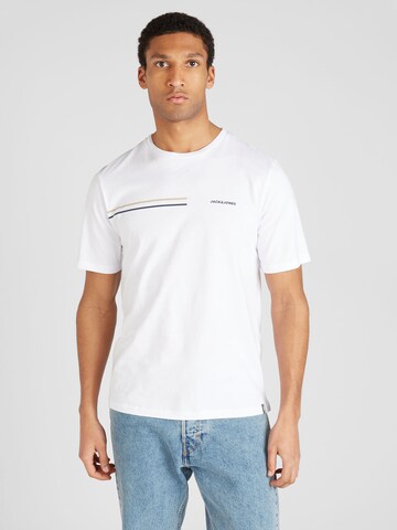 JACK & JONES T-Shirt 'PARKER' in Weiß: predná strana