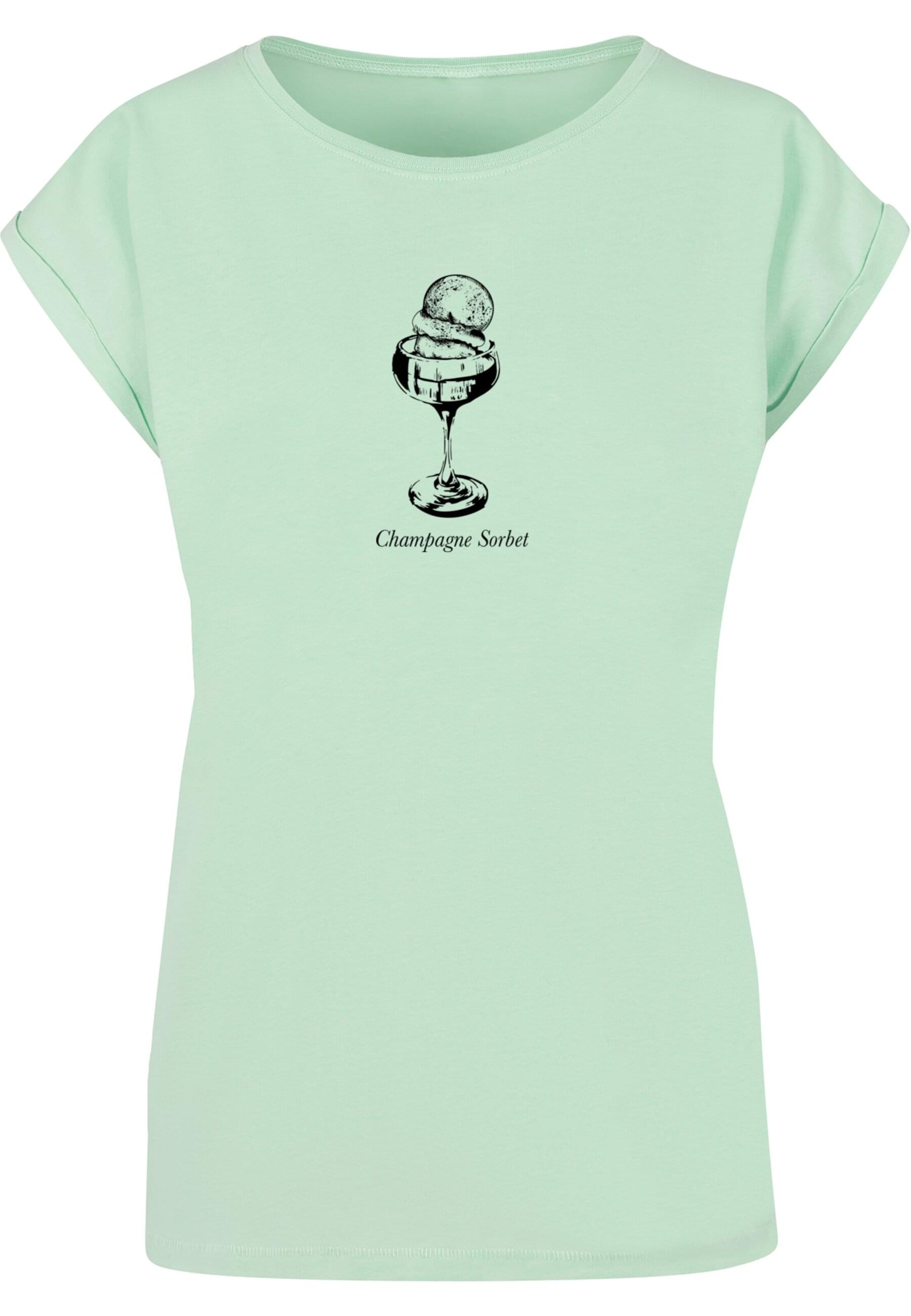 T-shirt 'Champagne' Mister Tee en vert : devant