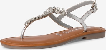 TAMARIS Sandals in Silver: front