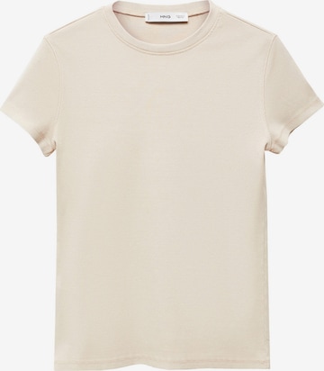 MANGO T-shirt 'FATIMA' i beige: framsida