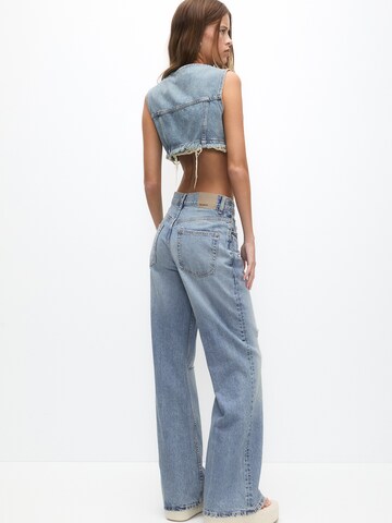 Pull&Bear Top w kolorze niebieski