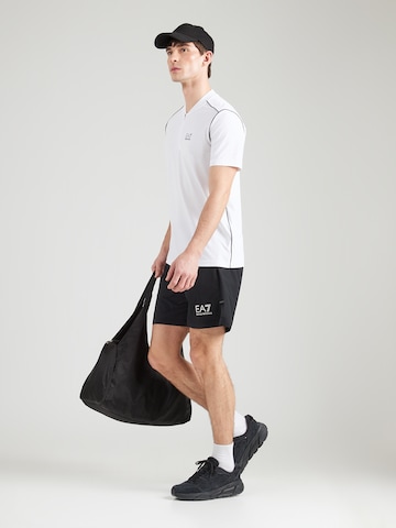 EA7 Emporio Armani Loosefit Sportbroek in Zwart