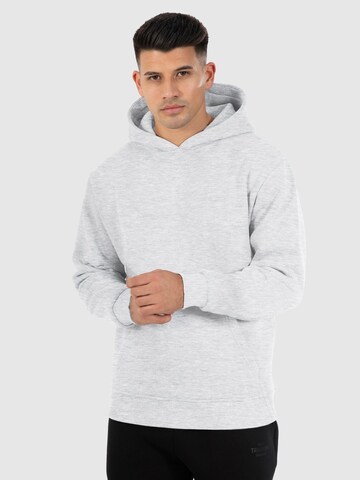 Smilodox Sweatshirt 'Ren' in Grau: Vorderseite