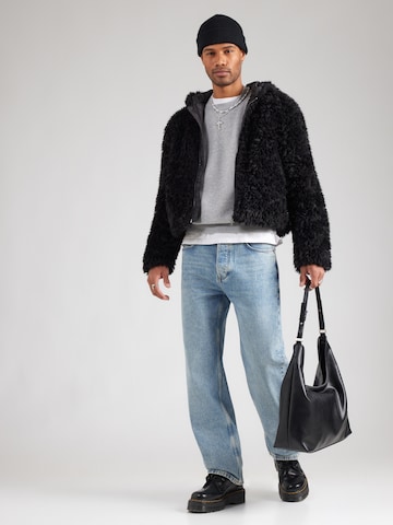 HOLLISTER Sweatshirt 'HEATHER' in Grey