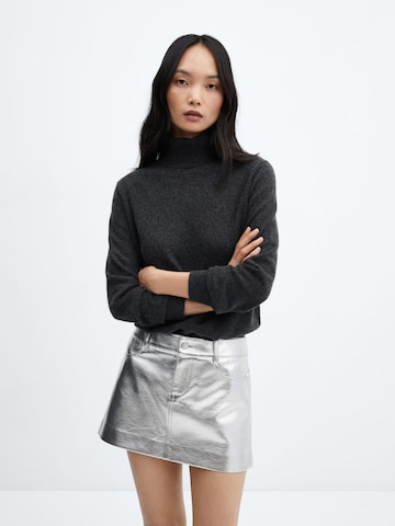 MANGO Skirt in Silver: front