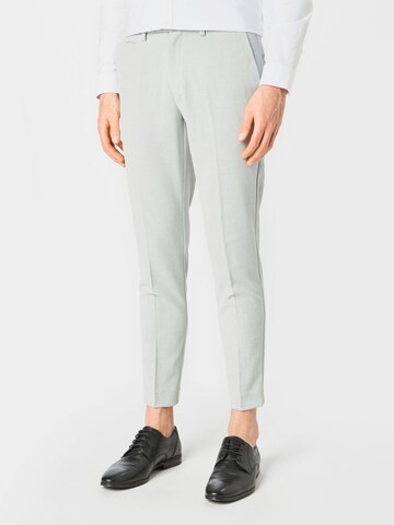 Coupe slim Pantalon 'Club' Lindbergh en gris : devant