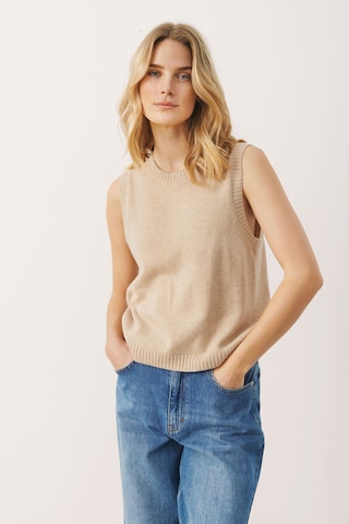 Pull-over 'Keyjas' Part Two en beige : devant