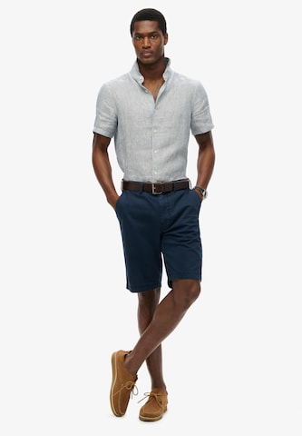 Superdry Regular fit Overhemd in Blauw