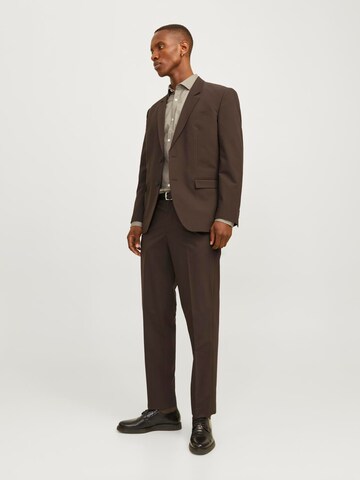 JACK & JONES Regularny krój Pintsak 'BUSHWICK HARRY' w kolorze brązowy