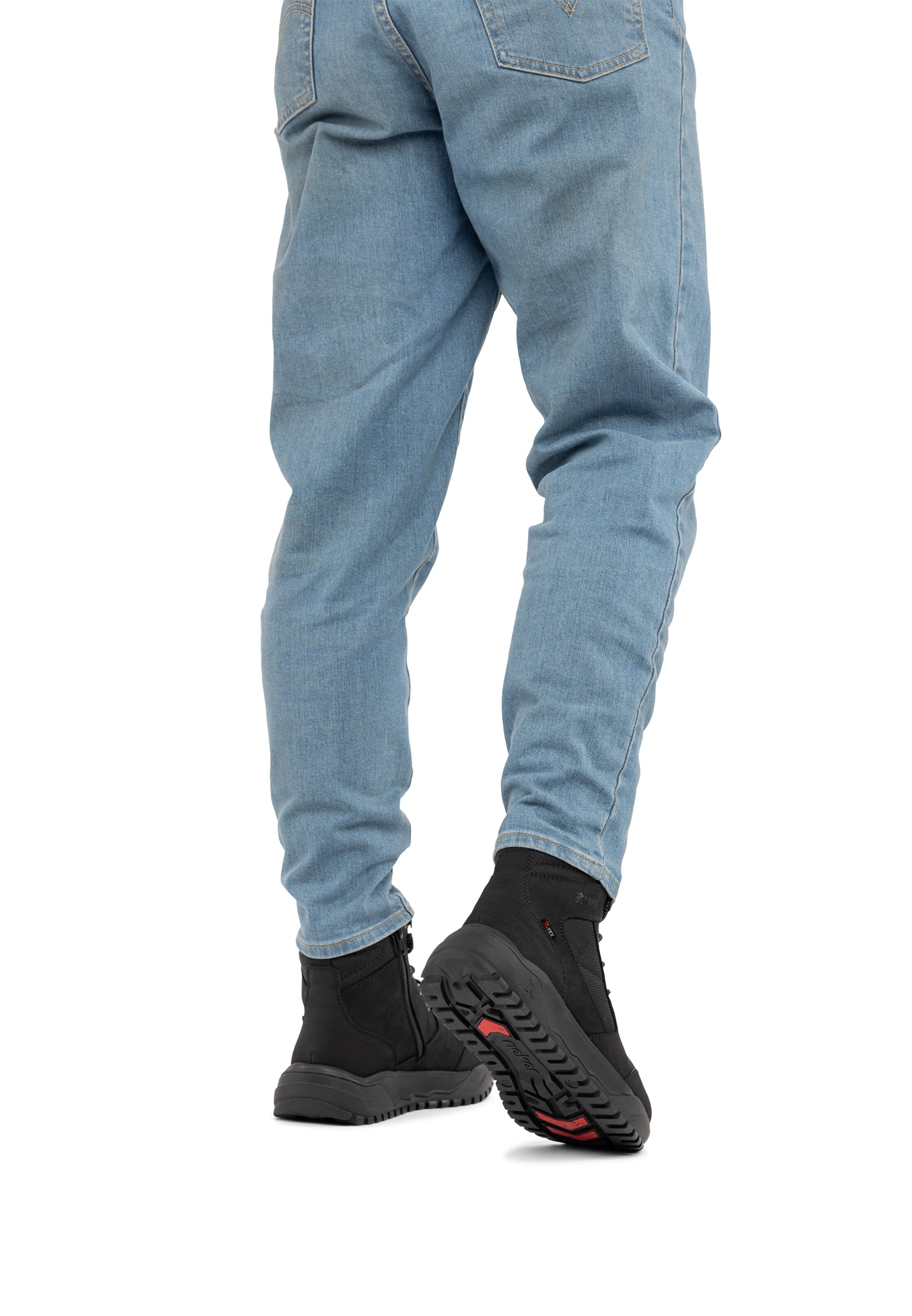 Bottines à lacets Rieker en noir
