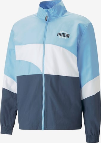 Veste de sport 'Clyde' PUMA en bleu : devant