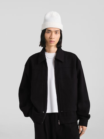 Bershka Jacke in Schwarz: Vorderseite