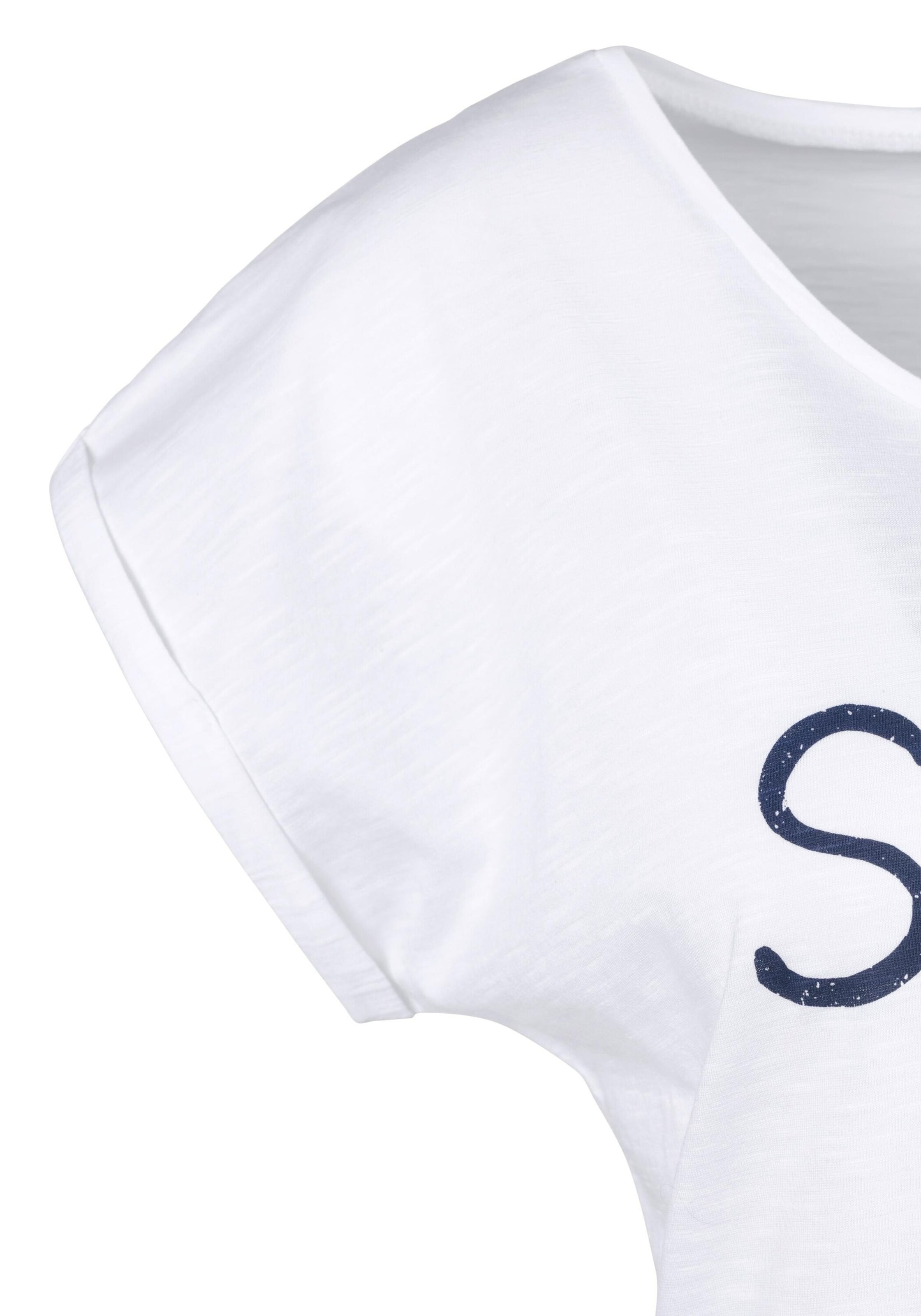 T-shirt BEACH TIME en blanc